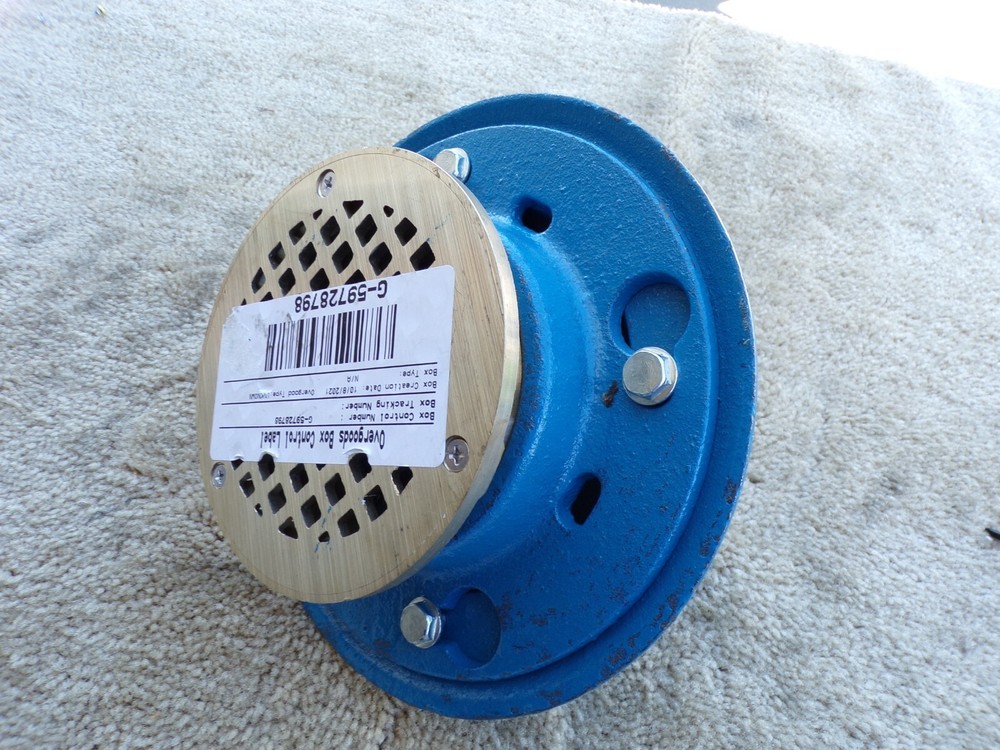 MS FD-12000 Low Profile 5" Adjustable Floor Drain; mC