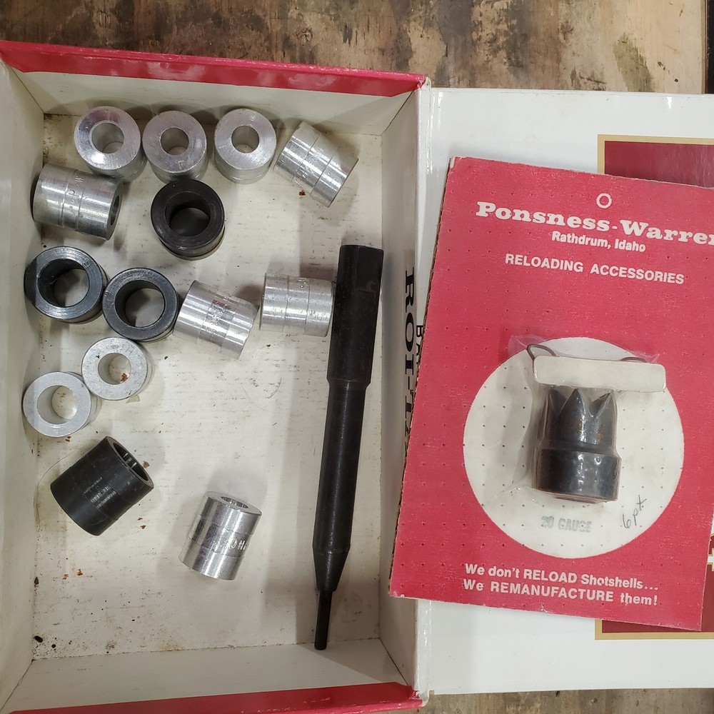 PONSNESS WARREN Duomatic 375 Shotshell Reloading Reloader With Extras