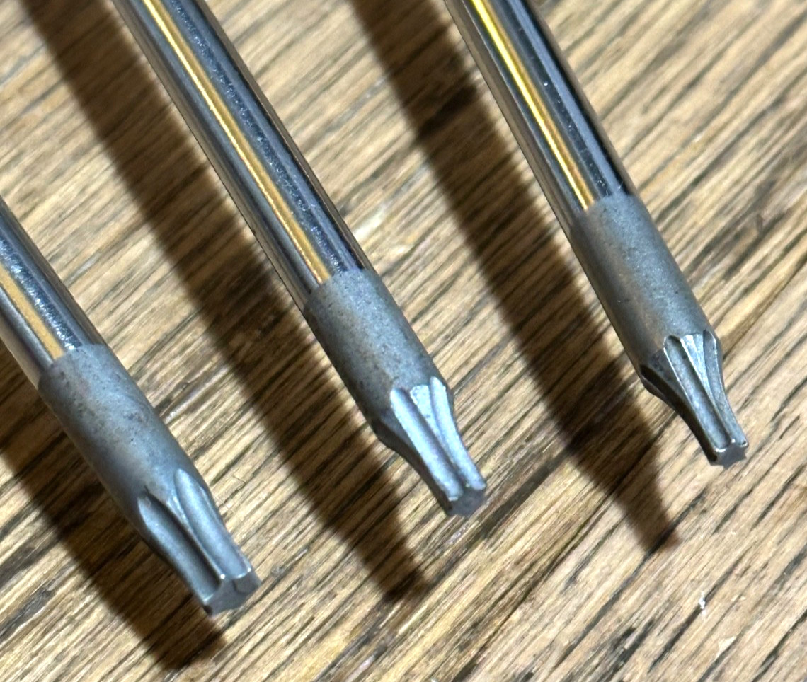 🇺🇸 SNAP ON Tools USA Torx Driver Set Screwdriver Soft Grip Star Mini Lot Color