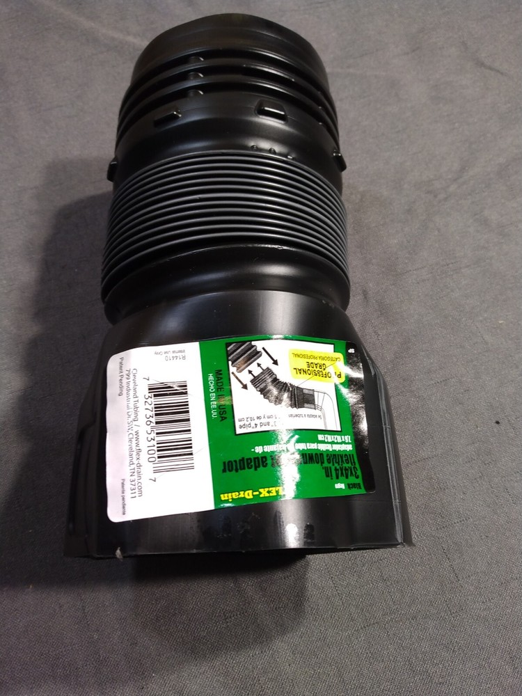 Amerimax, 2 Pack, 3" x 4" x 4", Flexible Downspout Adapter