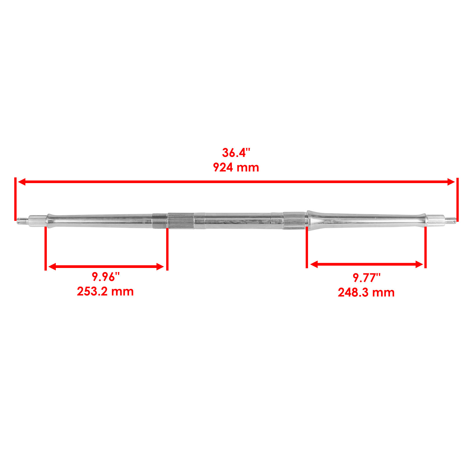 For Yamaha Banshee 350 Rear Axle Shaft w/ Housing Carrier Hub Bolt YFZ350 89-06