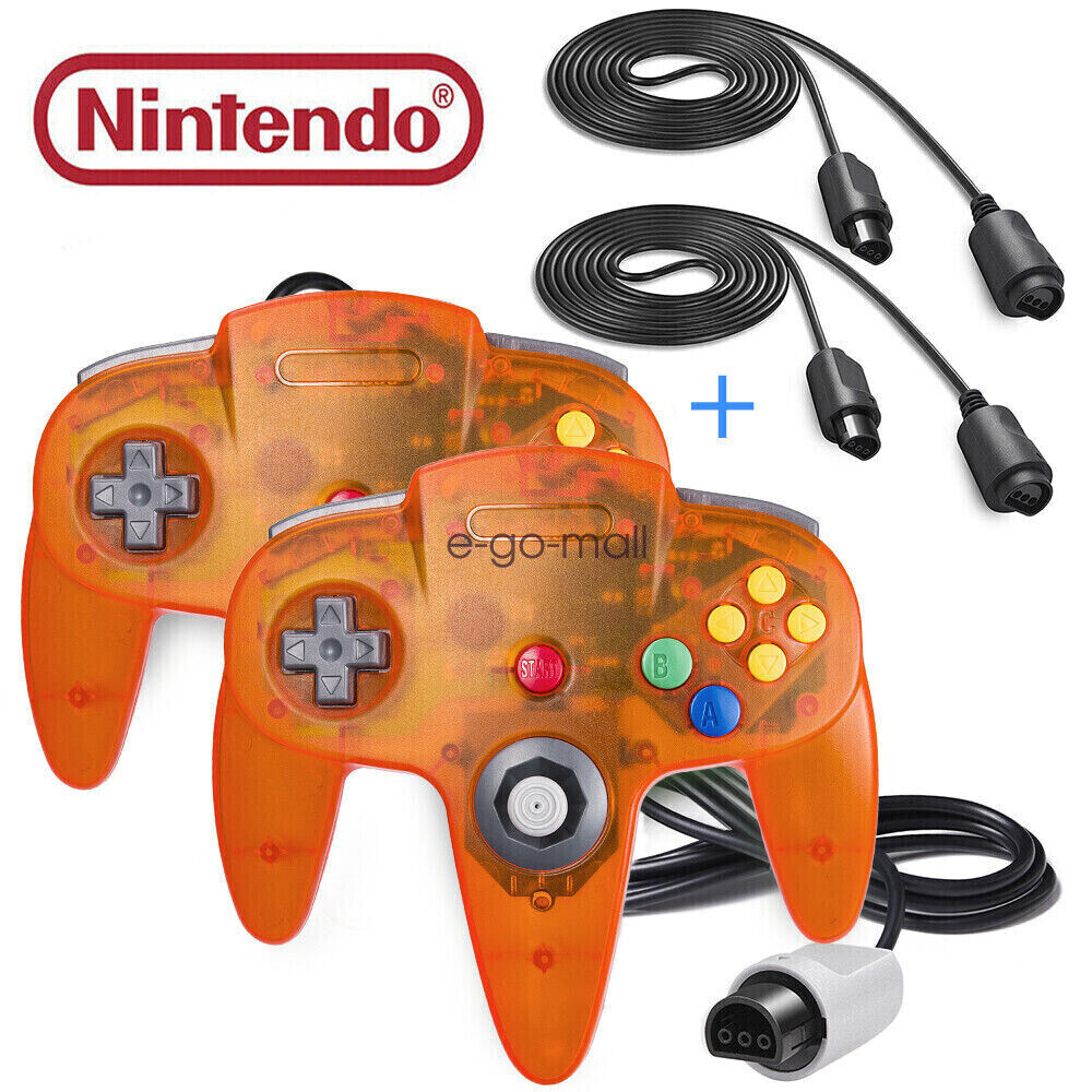 Classic N64 Wired Controller Joystick for Nintendo 64 Console/ Cable/Rumble Pak