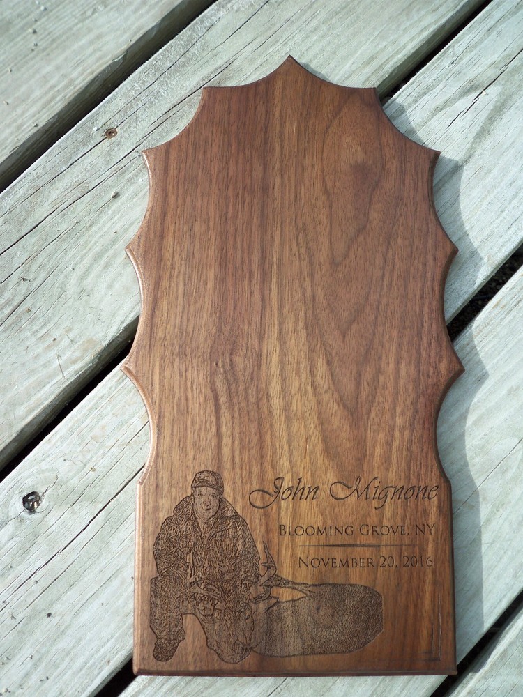 Personalized Drop Down Taxidermy Deer Antler/Plaque/Trophy/Engraved