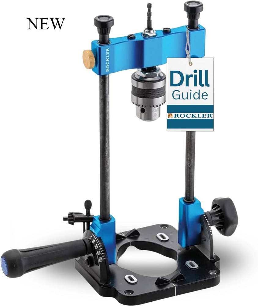 Rockler Drill Guide | Portable Drill Press Adapter for Hand Drill - NEW