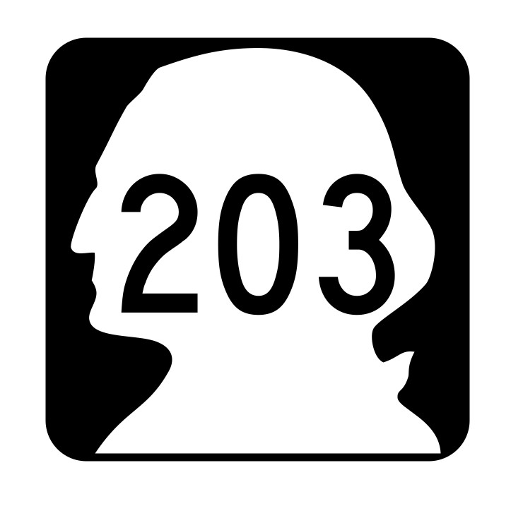 Washington State Route 203 Sticker Decal