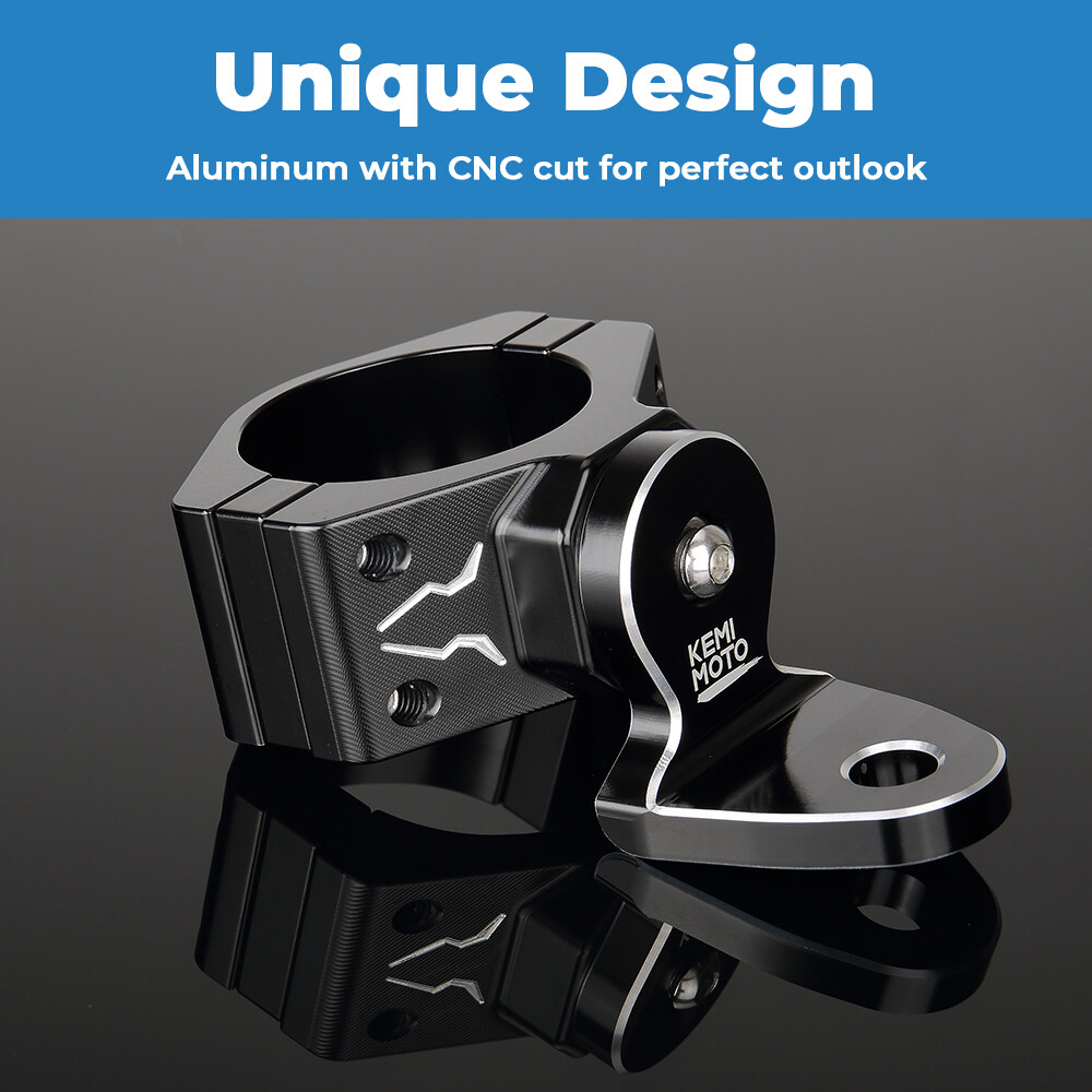 1.75"-2" Adjustable Whip Lights Flag Mount Bracket for Polaris RZR Honda ATV UTV