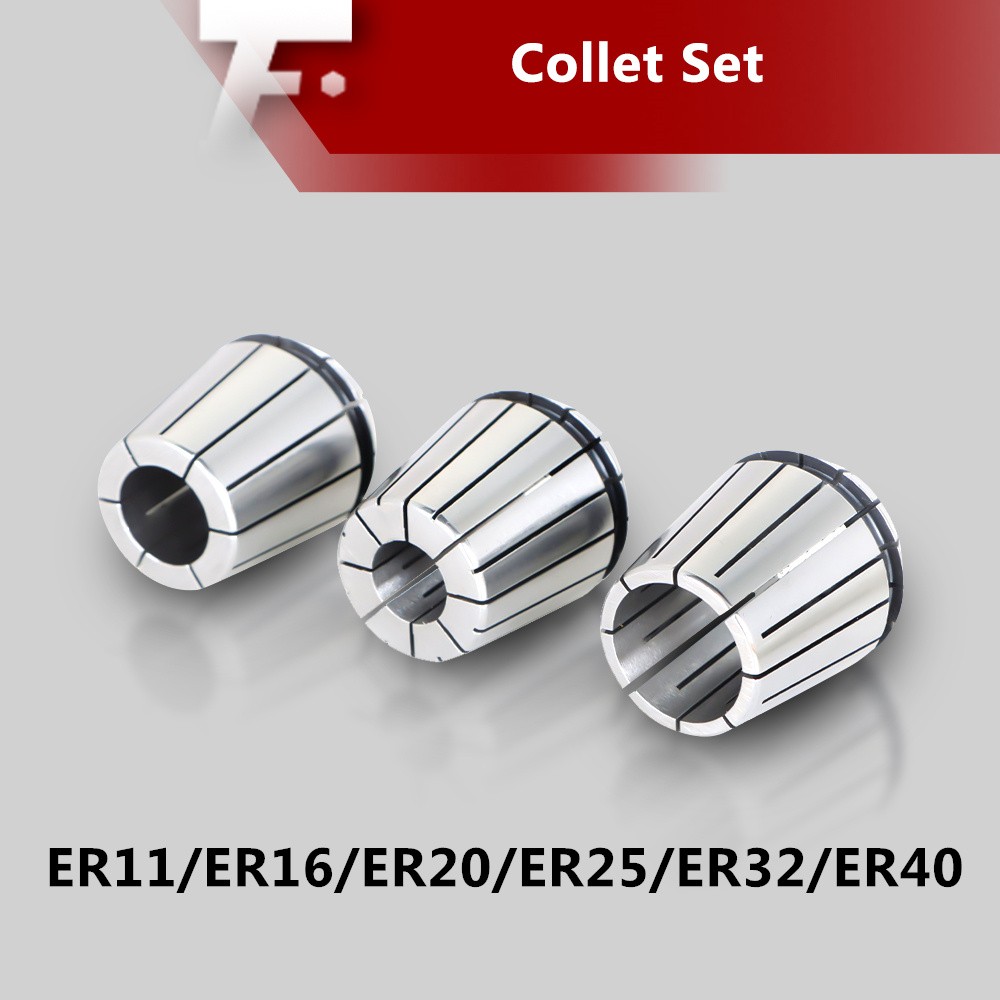 ER11/ER16/ER20/ER25/ER32/ER40 Spring Collet Set For CNC Milling Lathe Machine