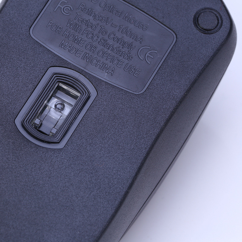 USB 2.0 Optical Wired Scroll Wheel Mouse PC Laptop Notebook Desktop Black Lot