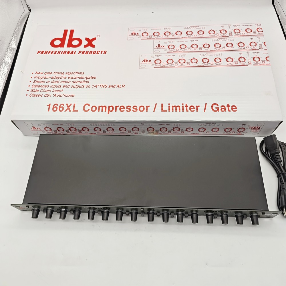 DBX 166XL Compressor Limiter/Gate Effects DSP Processor US Stock
