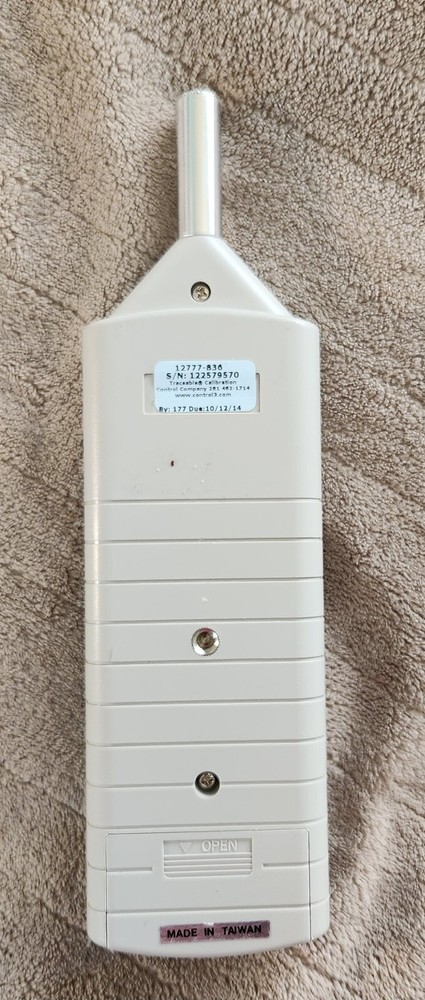 Traceable Digital Sound Level Meter Works