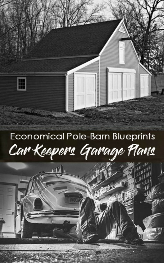 17 Workshop and Studio Designs - Complete Pole-Barn Construction Plans (S4)