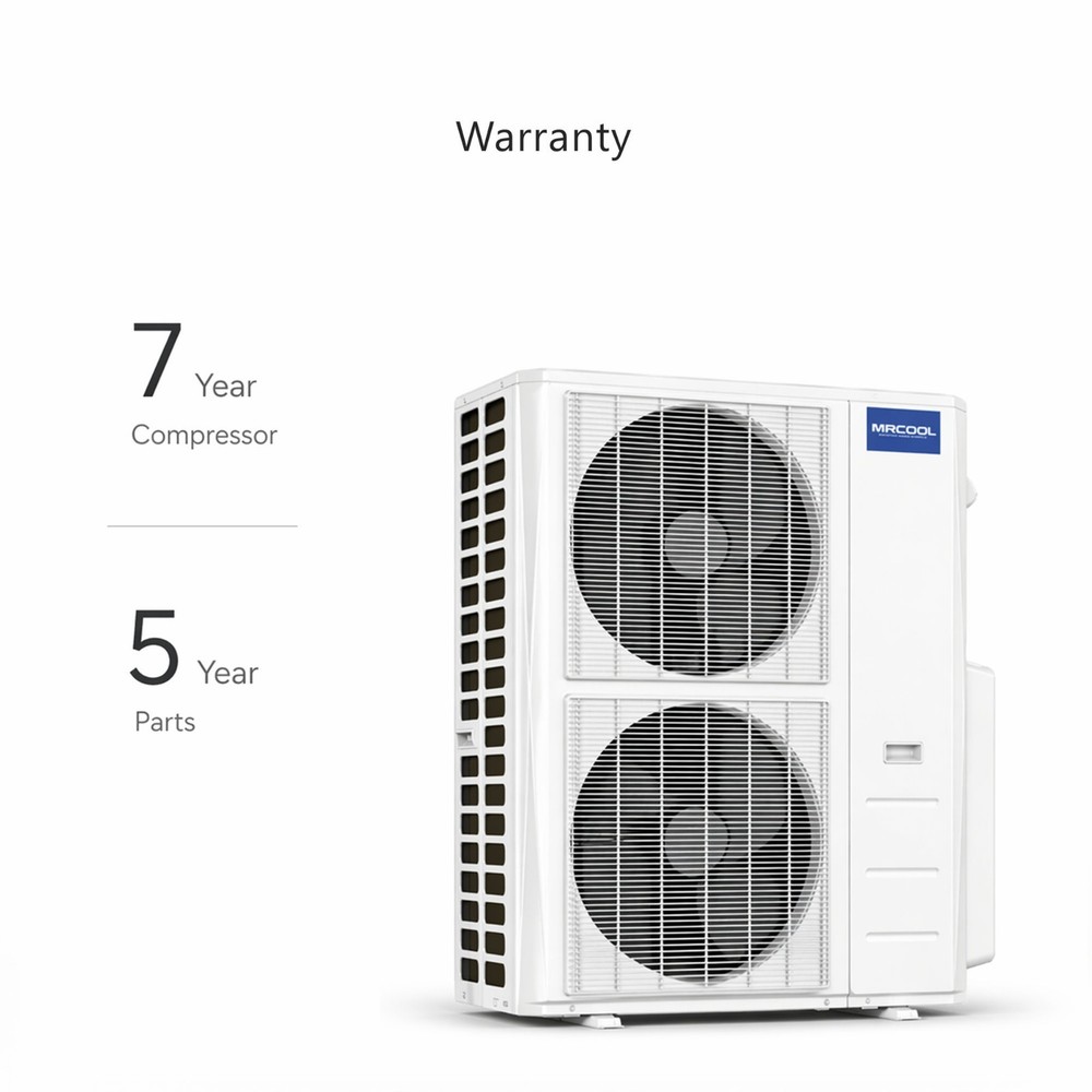 MRCOOL DIY 5 Zone Mini Split Complete System Heat Pump AC for 5 Rooms 230V