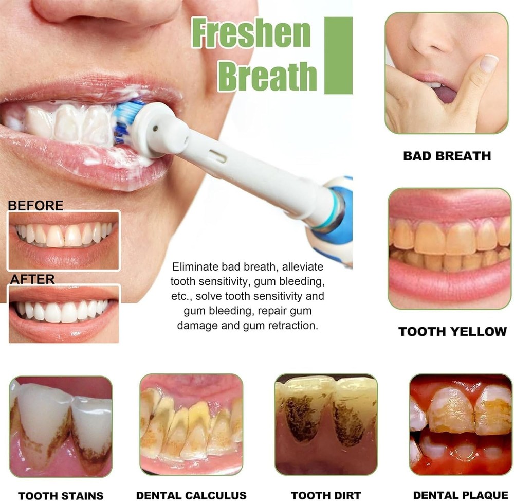 7.5% Hydroxyapatite Toothpaste for Enamel Protection & Sensitivity Relief (2pcs)