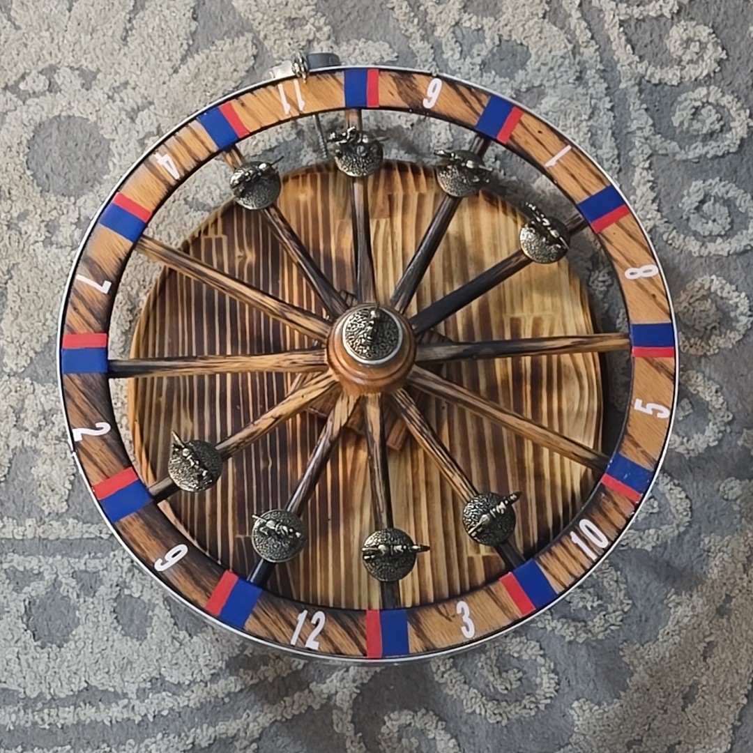 Custom Cowboy Roulette Wheel