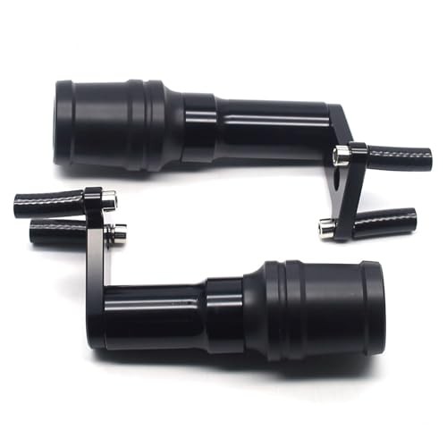 Motorcycle Frame Sliders Falling Crash Protector Guards No Cut Kits Black