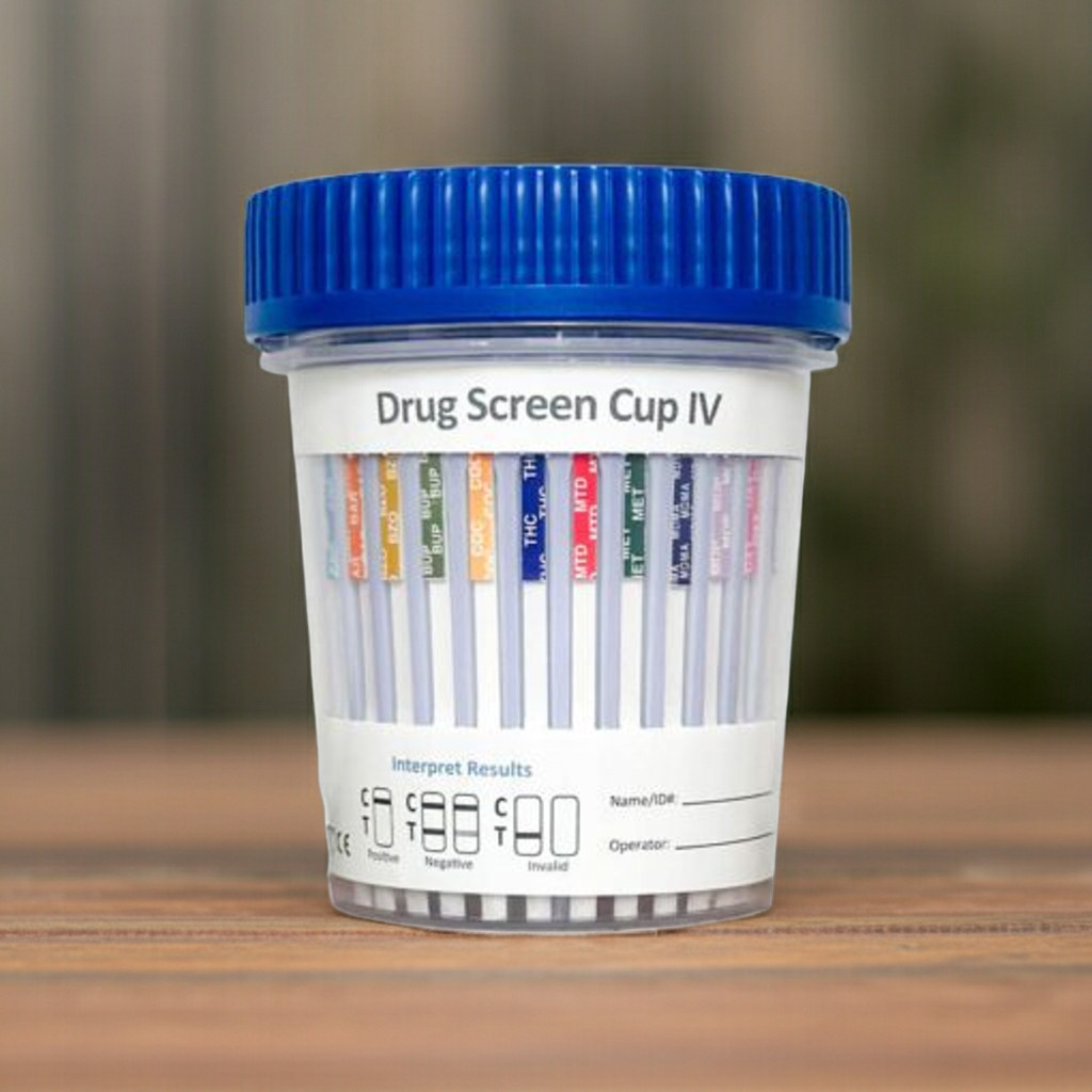12 Panel Drug Test Cup – Includes Alcohol & FENT Detection - Free Shipping