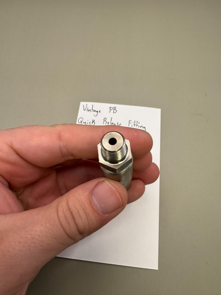 Vintage PB Quick Release Fitting-Gloss Silver