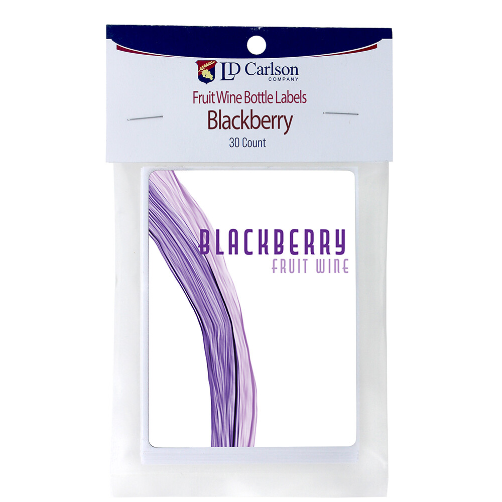 Blackberry Fruit Wine Labels