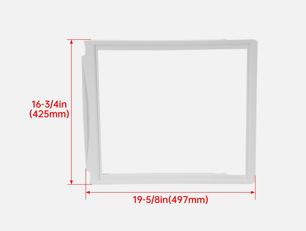 Frigidaire Upper Crisper Pan Drawer Cover Shelf Frame Replacement 240599301