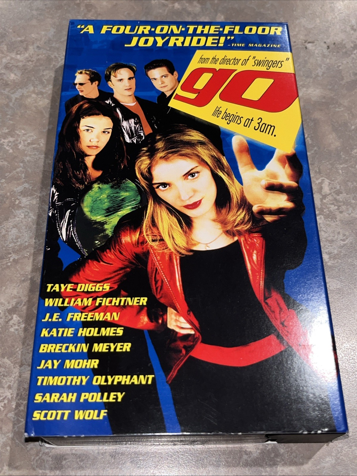GO - 1999 Sony Pictures VHS Comedy Taye Diggs RARE Cult Classic **LIKE NEW**