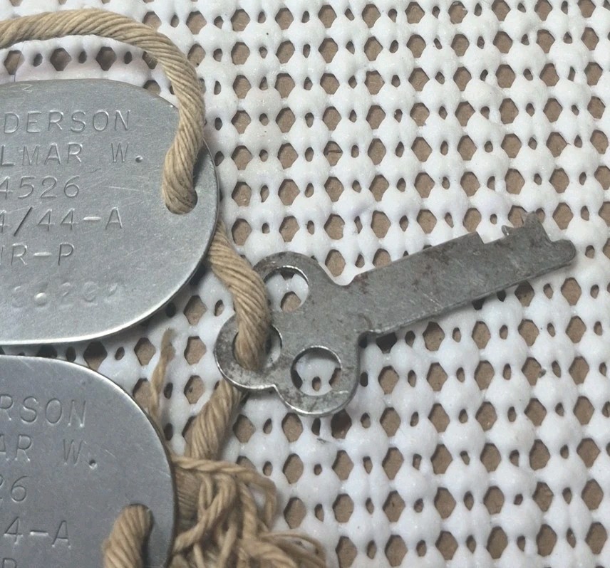 WWII US Navy Dog Tag Lot