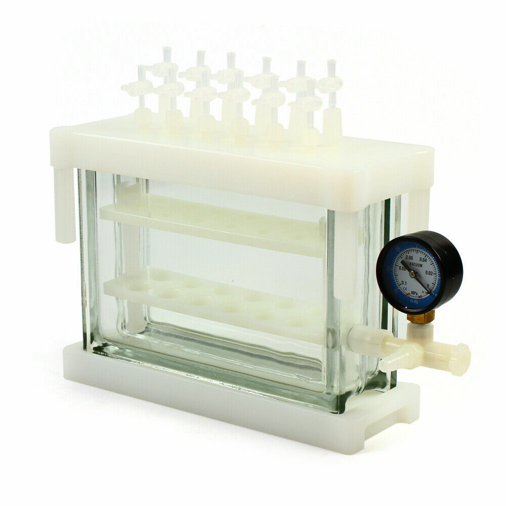 12 Position solid phase extraction vacuum SPE manifold e For Lab areas US Stock