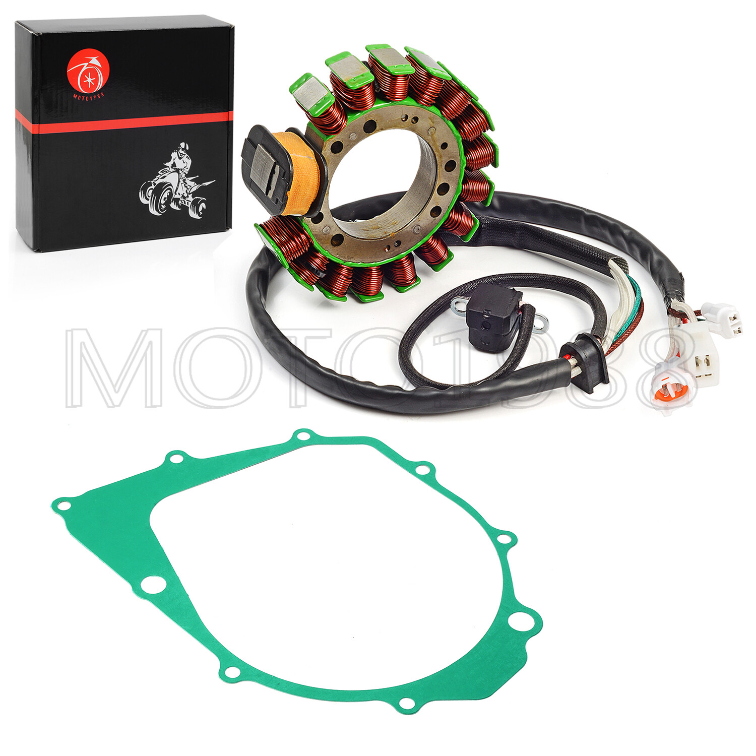 For Yamaha Warrior 350 YFM350X Magneto Stator Ignition Coil Wire Harness CDI Kit