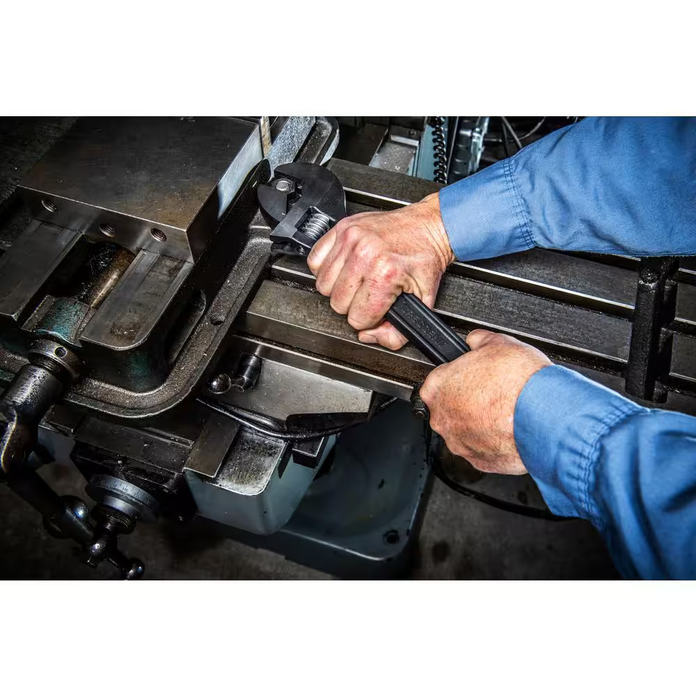 15 In. Black Oxide Adjustable Wrench