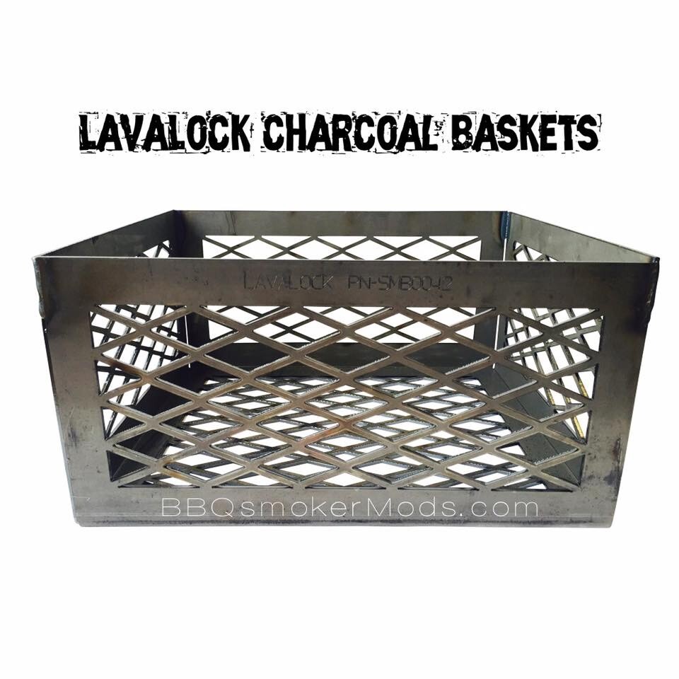 Charcoal basket fire box Oklahoma Joe longhorn highland BBQ Smoker 12 x 10 x 6