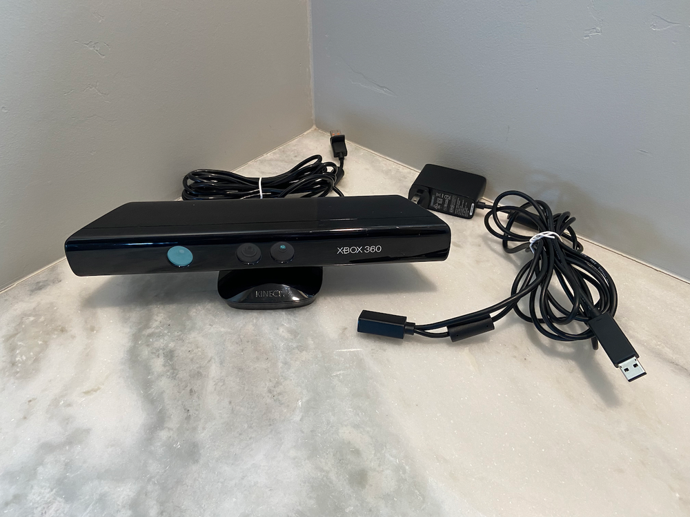 Microsoft 1414 Xbox 360 Kinect Sensor Bar with Power Supply - Black