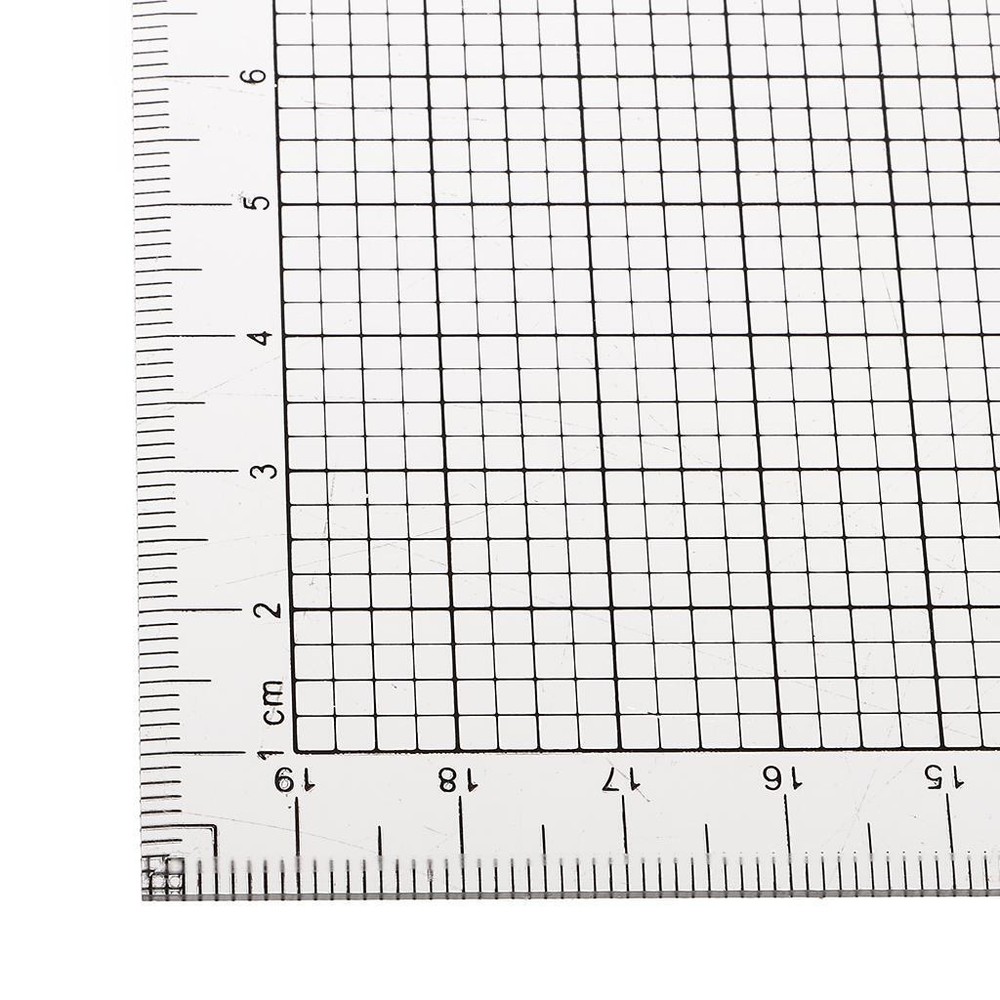 Acrylic Coordinate Ruler Grids Ruler for Hand Drawing