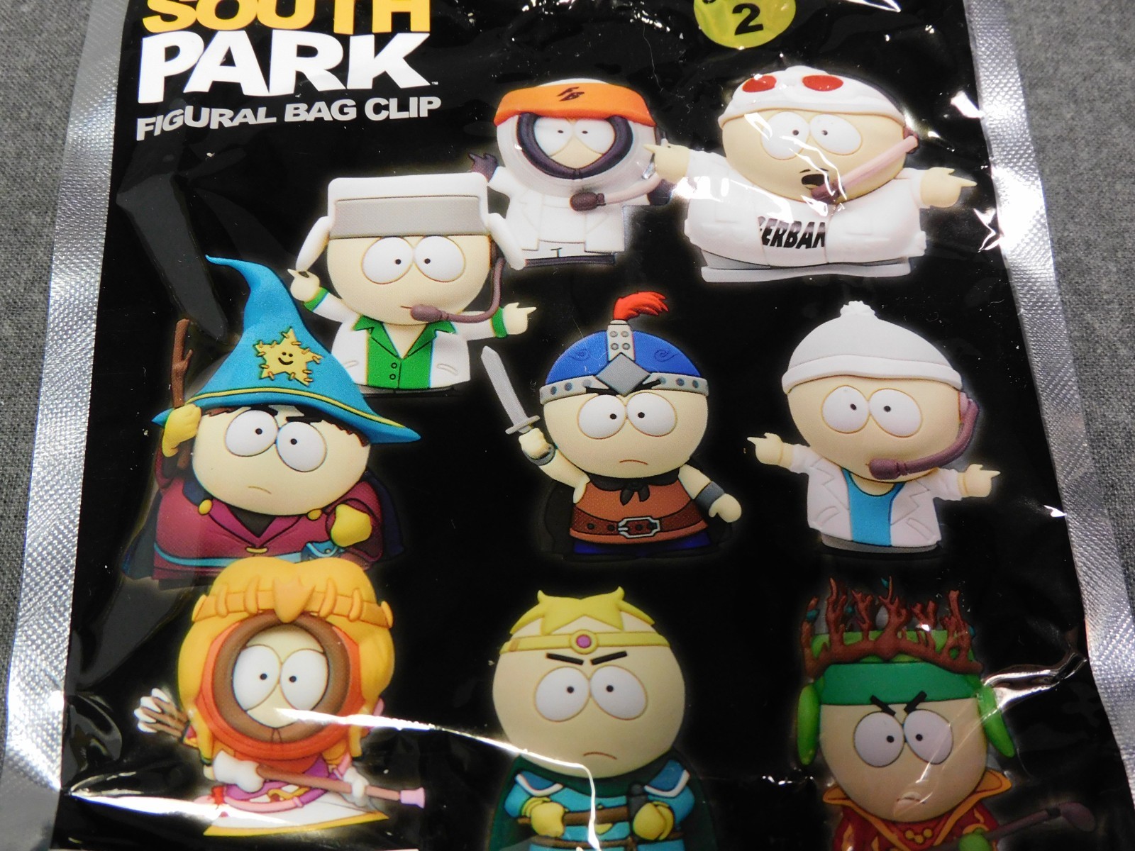 South Park NEW * Boy Band Cartman Clip * Blind Bag Series 2 Key Chain Monogram