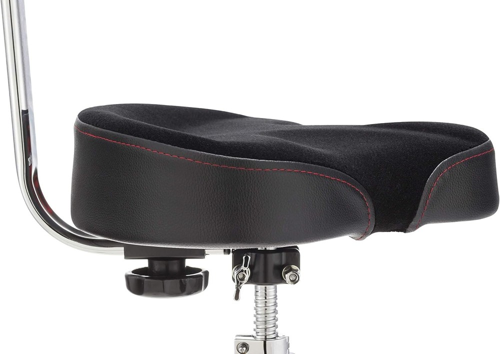 Gibraltar Padded Memory Foam Drum Set Seat Throne w/ Backrest
