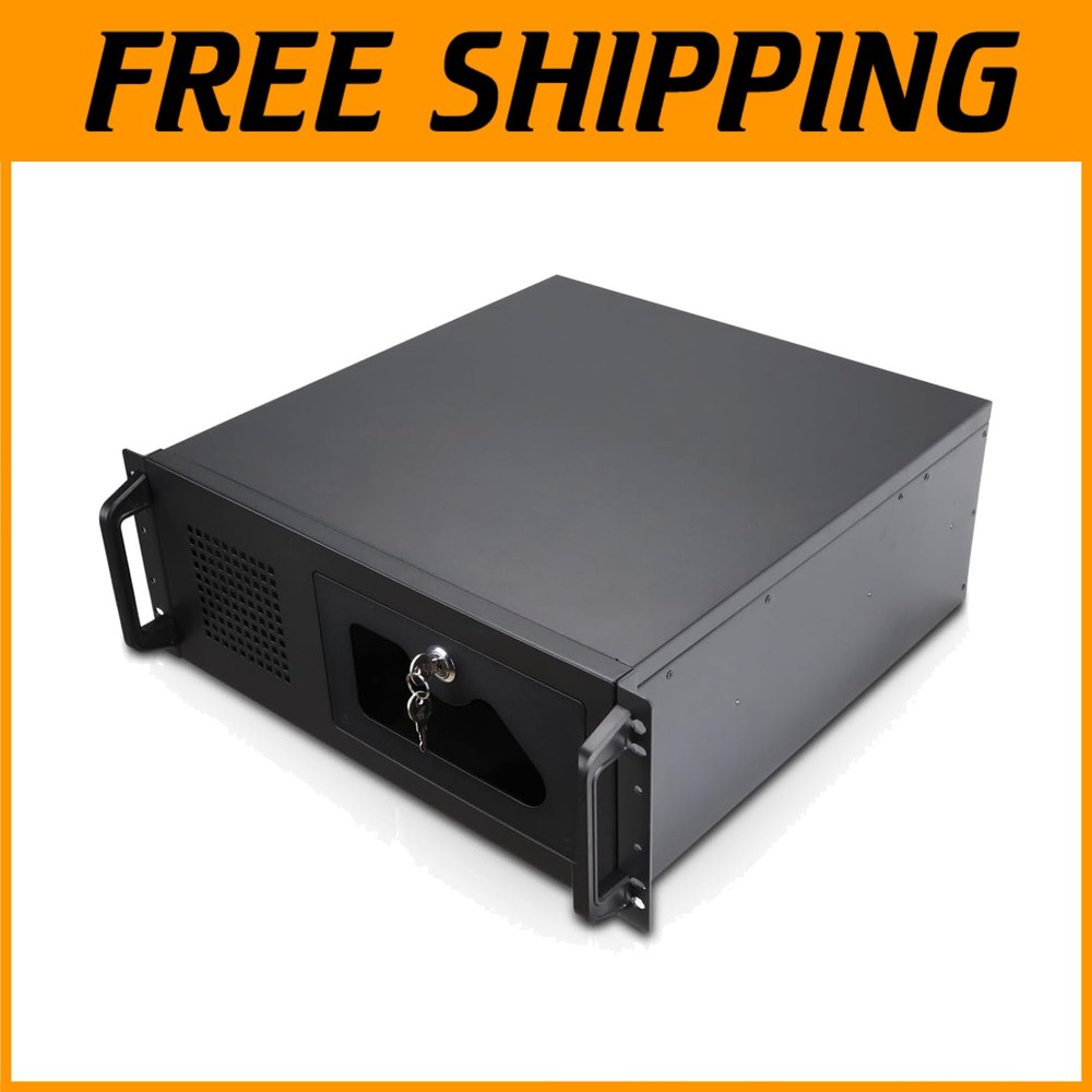 Silver/Black Server Rackmount Case