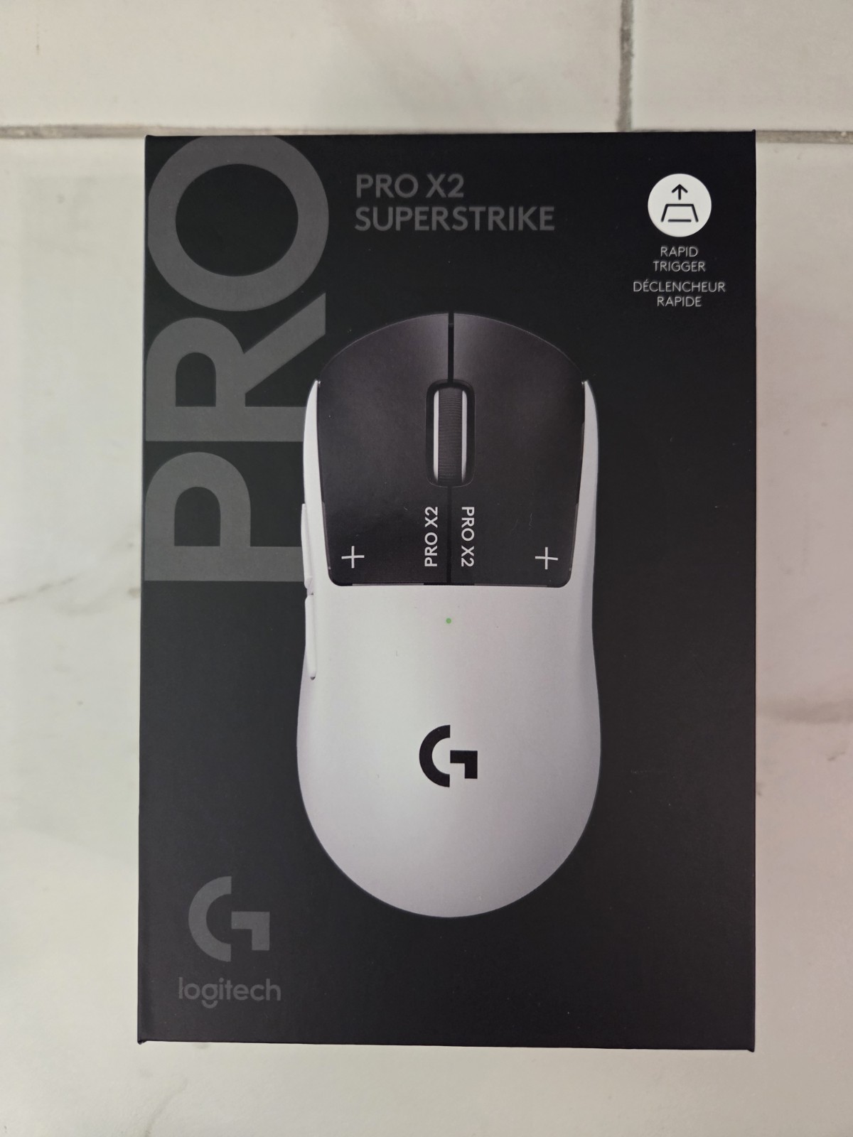 Logitech PRO X2 SUPERSTRIKE LIGHTSPEED Wireless Gaming Mouse - Pro Series - New