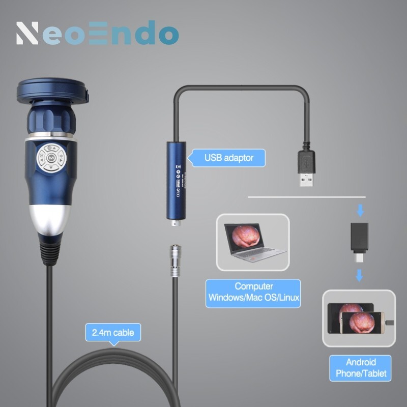 Medical Portable Endoscope Camera Full HD 1080P HDMI And USB Video Output