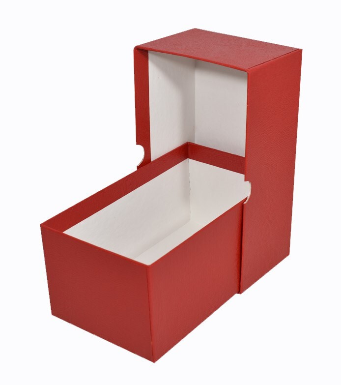 Modern Currency Storage Red Box Durable Strong Paper Money Banknote Top Quality