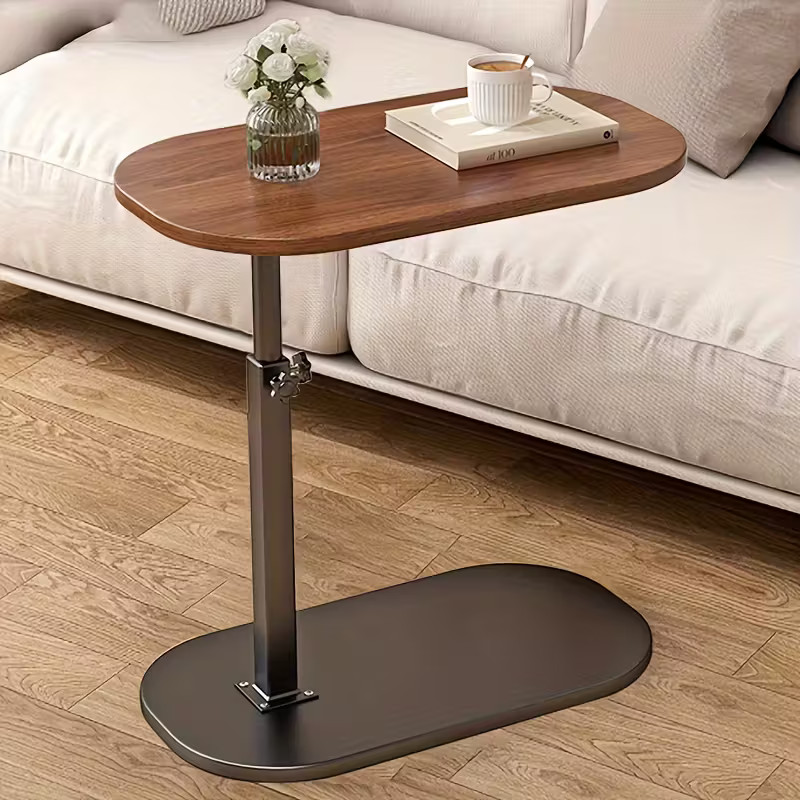 Adjustable Rolling Laptop Desk Table Mobile Foldable Computer Stand for Bed Sofa