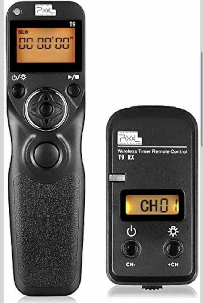 Pixel T9 Wireless Timer Remote Control Shutter Release TW-283 Upgraded Version