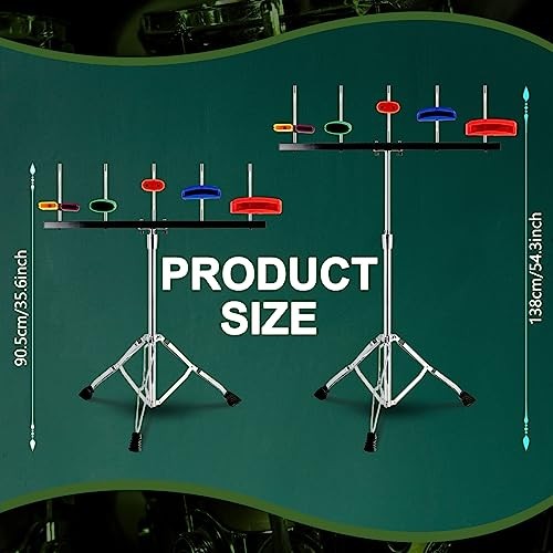 Jam Block Jam Block Percussion Stand Triangular Double Brace Set Multi-Colored