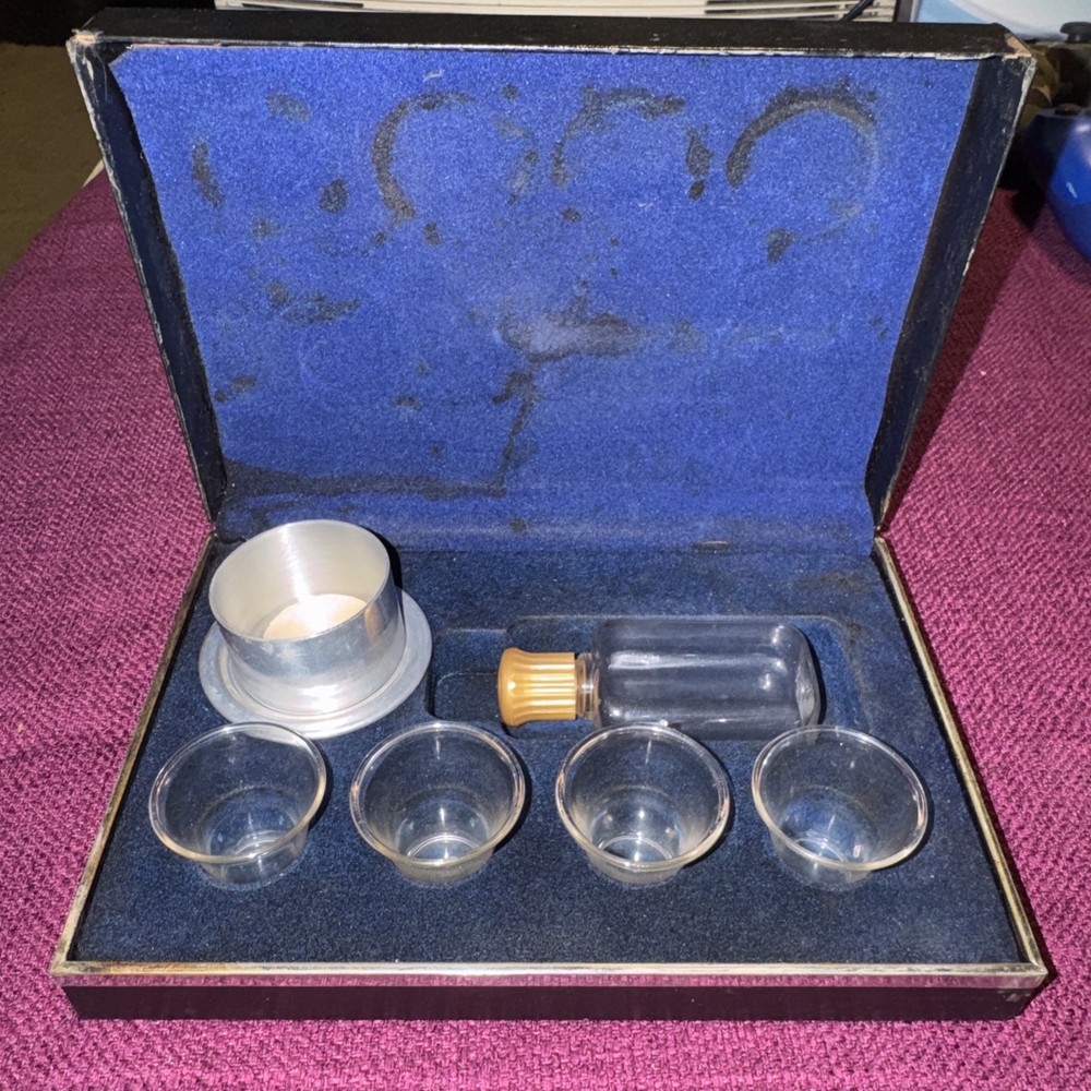 Plastic Vintage Travel Communion Set