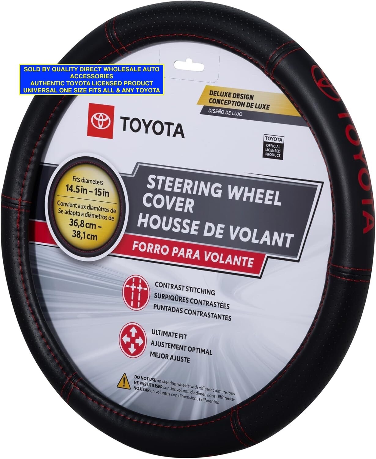 Official Toyota Grip Car/SUV/Truck Steering Wheel Cover JDM OEM BEST GIFT NEW