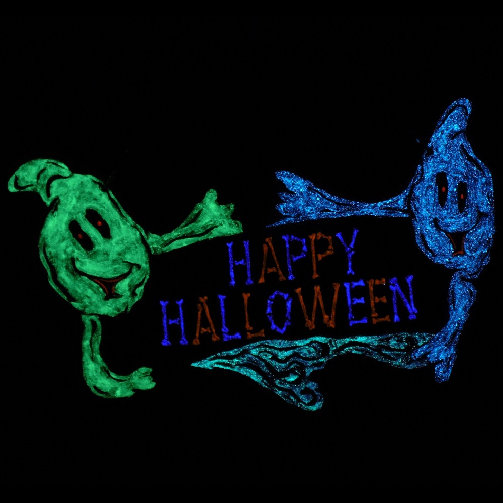 Glow in the Dark Aqua, Green, Blue, Purple, Red, White, Orange, great for Bongs