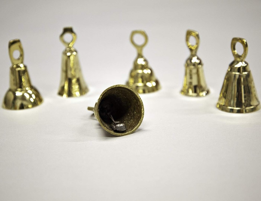 Dozen 3- Assorted Brass Bells