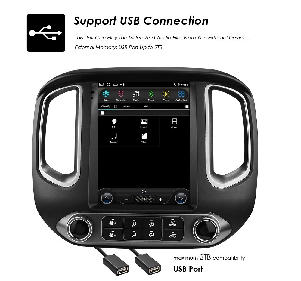 9.7" For Chevrolet Colorado GMC Canyon 15~18 Android Navigation Car GPS Stereo