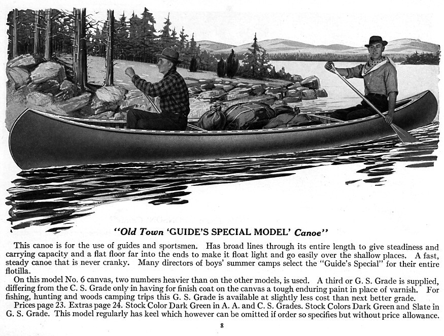 1924 Old Town Canoe Fully Restored Guide Model