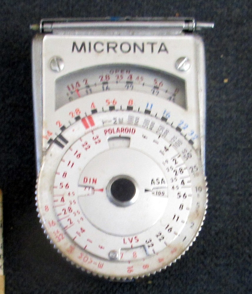 MICRONTA NE-3 Light Meter Exposure & Attachment with Cases & Instructions