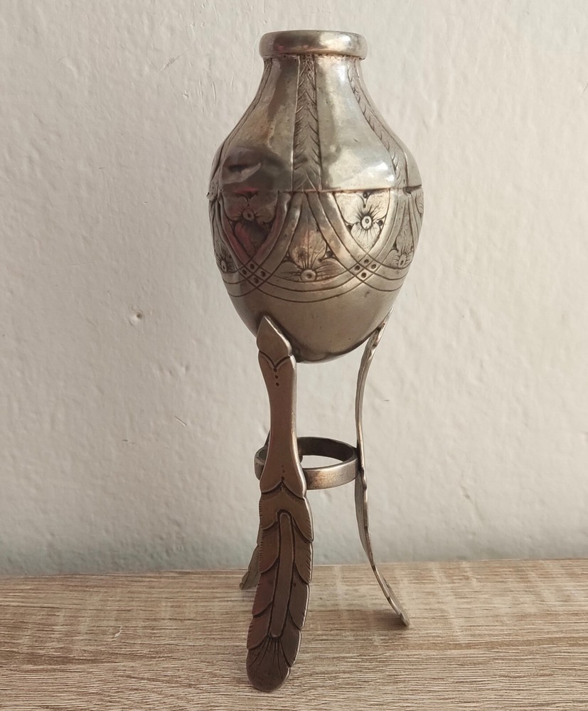 Antique Silver Mate Creole Silverware Three Legs Embossed