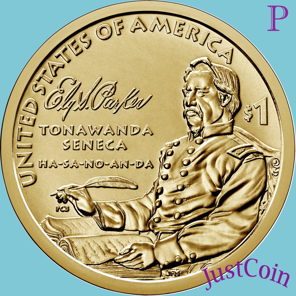 2022-P NATIVE AMERICAN ELY PARKER UNCIRCULATED DOLLAR