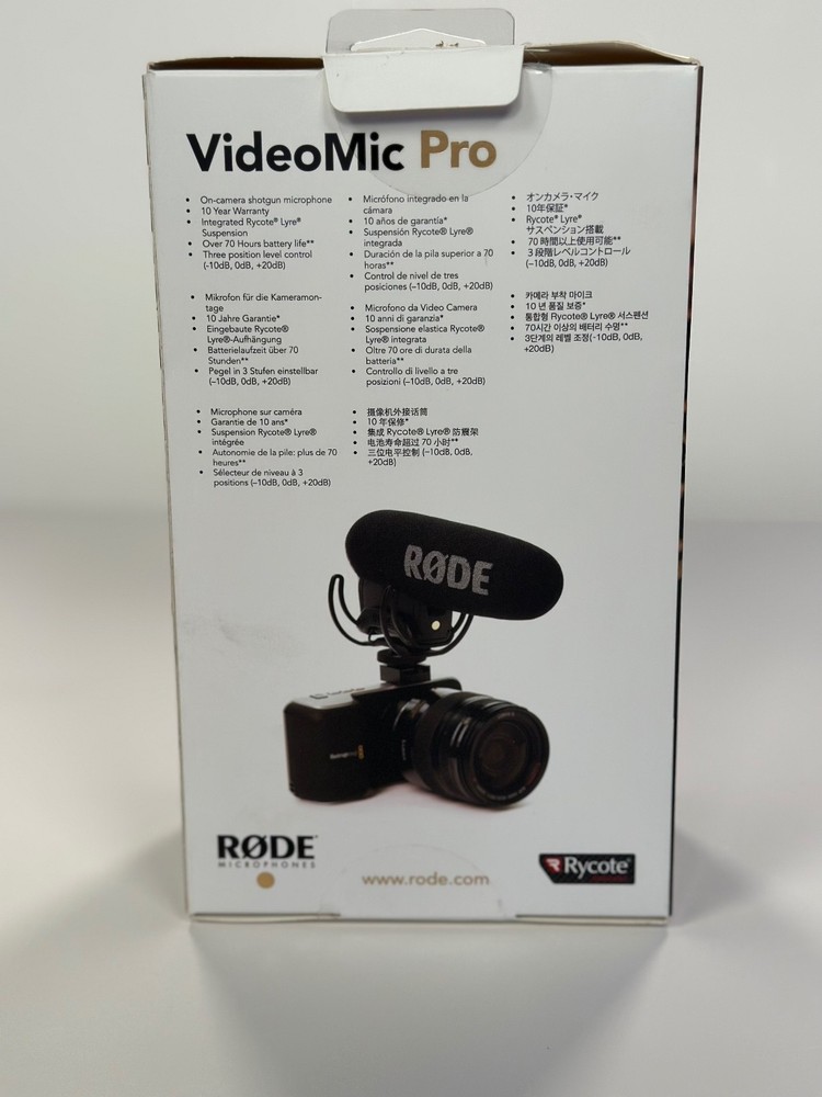 Rode VideoMic Pro – Excellent Condition